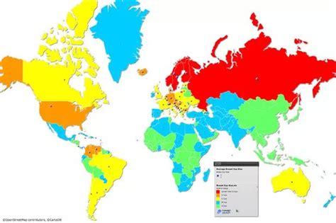 Average size of womens butts around the world revealed